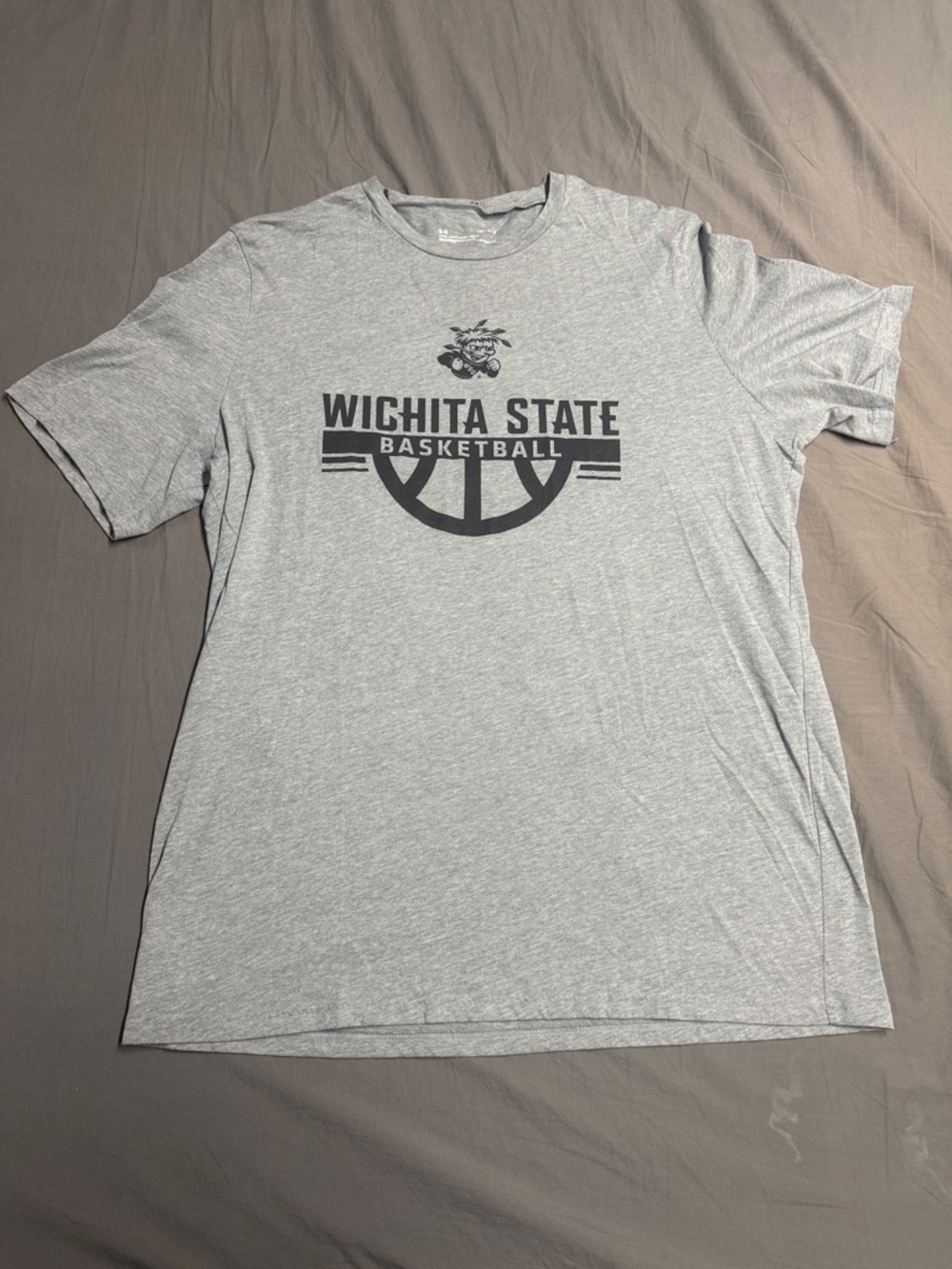 Under Armour Wichita State Basketball Tee - Light Gray